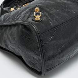 Pre Owned حقيبة بالنسياغا موتورسايكل سيتي جلد خروف وردي فاتح