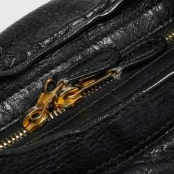 Pre Owned حقيبة بالنسياغا موتورسايكل سيتي جلد خروف وردي فاتح