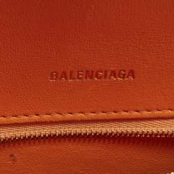 مملوكة مسبقًا Balenciaga Hourglass  Small Croc Embossed LeatherTop Handle Bag