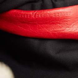 Pre Owned Balenciaga Bazar Tricolor Leather Clutch