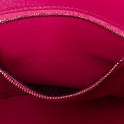 مملوكة مسبقًا Balenciaga Pink Small Shiny Box Calfskin Hourglass Satchel
