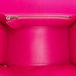 مملوكة مسبقًا Balenciaga Pink Small Shiny Box Calfskin Hourglass Satchel
