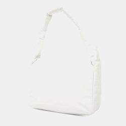 Pre Owned Balenciaga White Small Calfskin Monaco Sling Shoulder Bag