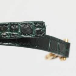 Pre Owned حقيبة بالنسياجا أورجلاس صغيرة جلد منقوش بكروك بتصميم يد أعلى