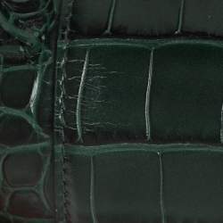 Pre Owned حقيبة بالنسياجا أورجلاس صغيرة جلد منقوش بكروك بتصميم يد أعلى