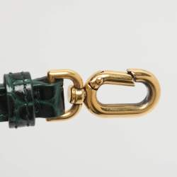 Pre Owned حقيبة بالنسياجا أورجلاس صغيرة جلد منقوش بكروك بتصميم يد أعلى