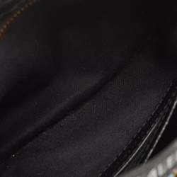 مملوكة مسبقًا Balenciaga Nano Classic City Black Leather Graffiti Print Crossbody Bag