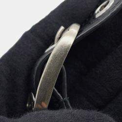 Pre Owned حقيبة كتف صغيرة بالنسياجا لوكا جول جلد أسود