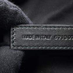 Pre Owned حقيبة كتف صغيرة بالنسياجا لوكا جول جلد أسود