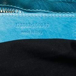 مملوكة مسبقًا Balenciaga SGH Part Time Light Blue Leather Tote