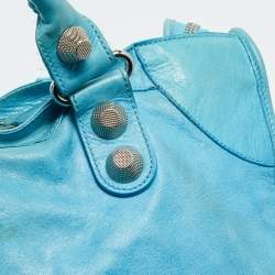 مملوكة مسبقًا Balenciaga SGH Part Time Light Blue Leather Tote
