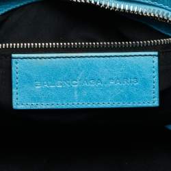 مملوكة مسبقًا Balenciaga SGH Part Time Light Blue Leather Tote