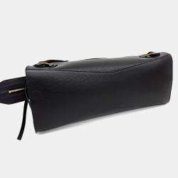 Pre Owned Balenciaga Black Leather Neo Classic Tote and Shoulder Bag