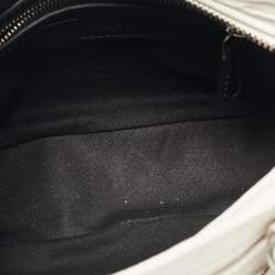 مملوكة مسبقًا Balenciaga Neo Cagole City XS Off White Crackled Leather Bag