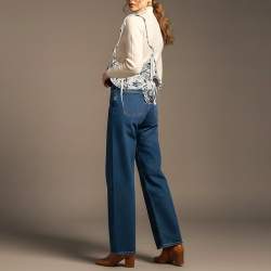 Pre Owned Balenciaga Graffiti Le Cagole XS White Leather Shoulder Bag