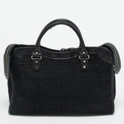 Pre Owned حقيبة بالنسياجا سيتي كلاسيك RGH جلد برتقالي