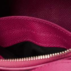 مملوكة مسبقًا Balenciaga Ville XXS Fuchsia Leather Satchel