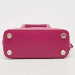 مملوكة مسبقًا Balenciaga Ville XXS Fuchsia Leather Satchel
