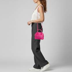 مملوكة مسبقًا Balenciaga Ville XXS Fuchsia Leather Satchel