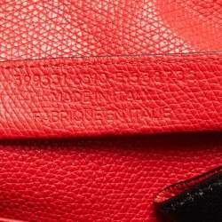 مملوكة مسبقًا حقيبة بالنسياغا بابييه A6 جلد أحمر