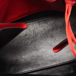 مملوكة مسبقًا حقيبة بالنسياغا بابييه A6 جلد أحمر