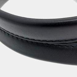 Pre Owned Balenciaga Black Cream Fabric Cabas Bag XS (390346)