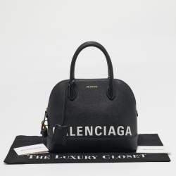 Pre Owned Balenciaga Ville Small Leather Bag
