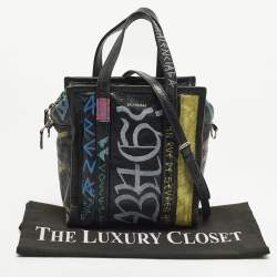 Pre Owned حقيبة جلد متعددة الألوان غرافيتي إكس إس بازار بالنسياغا