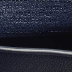 مملوكة مسبقًا Balenciaga Metallic Edge Papier A5 Navy Blue Leather Tote