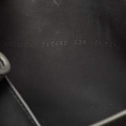 Pre Owned Balenciaga Rodeo Mini Grey Leather Top Handle Bag