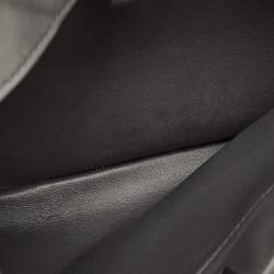 Pre Owned Balenciaga Rodeo Mini Grey Leather Top Handle Bag