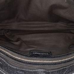Pre Owned Balenciaga Black XS Lambskin Motocross Le Cagole Flap Crossbody