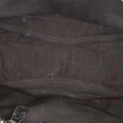 مملوكة مسبقًا Balenciaga White Lambskin Motocross Graffiti Neo Cagole XS