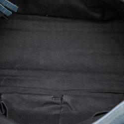 Pre Owned Balenciaga Blue Small Lambskin Motocross Classic City Satchel