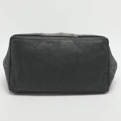 Pre Owned Balenciaga Cabas Small Grey Leather Tote