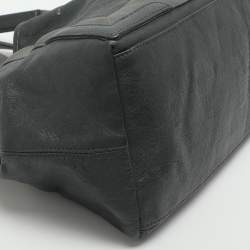 Pre Owned Balenciaga Cabas Small Grey Leather Tote