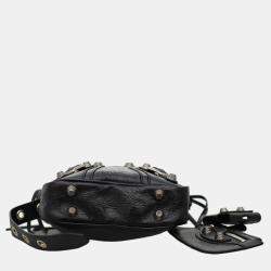 Pre Owned Balenciaga Black Leather Le Cagole Crossbody Bag