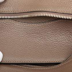 Pre Owned Balenciaga Brown Mini Grained Calfskin Motocross Neo Classic City Satchel