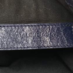 مملوكة مسبقًا حقيبة كلتش بالنسياغا كلاسيك كليب إم أرينا جلد رصاصي