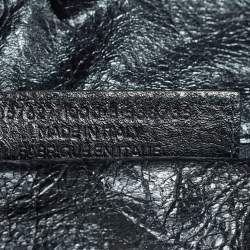 Pre Owned Balenciaga Carry Medium Black Leather Shopper Tote