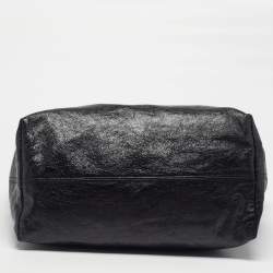 Pre Owned Balenciaga Carry Medium Black Leather Shopper Tote