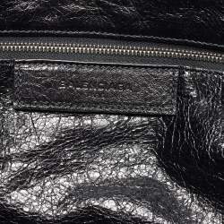 Pre Owned Balenciaga Carry Medium Black Leather Shopper Tote