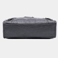 Pre Owned Balenciaga Small Lambskin Motocross Classic City Satchel