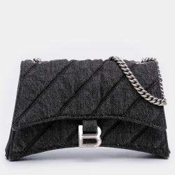 Pre Owned Balenciaga XS Denim Crush Chain Crossbody