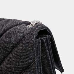 Pre Owned Balenciaga XS Denim Crush Chain Crossbody