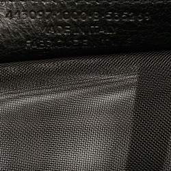 مملوكة مسبقًا Balenciaga Bazar Medium Black Mesh Nylon and Leather Tote