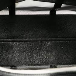 مملوكة مسبقًا Balenciaga Bazar Medium Black Mesh Nylon and Leather Tote