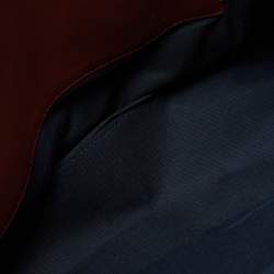 Pre Owned Balenciaga Bazar Medium Brown Shearling and Leather Tote