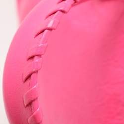 مملوكة مسبقًا Balenciaga Neo Cagole Small Neon Pink Leather Tote