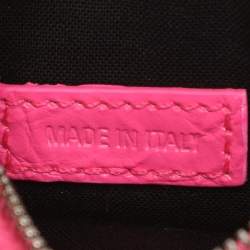 مملوكة مسبقًا Balenciaga Neo Cagole Small Neon Pink Leather Tote